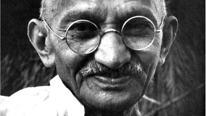 Mahatma Gandhi image black and white