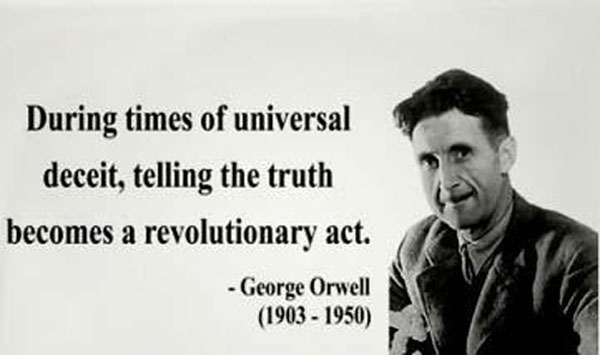George Orwell pic in thebeacon.in