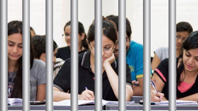 exam behind bars , exam burden